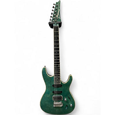 Used Ibanez SA560MB-ABT AQUA BLUE FLAT Solid Body Electric Guitar