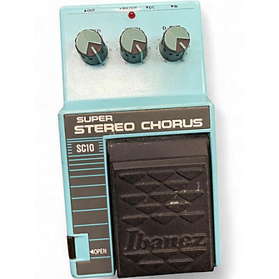 Used Ibanez SC10 STEREO CHORUS Effect Pedal