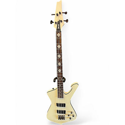 Used Ibanez SDB3 Sharlee Dangelo Signature Pearl White Electric Bass Guitar