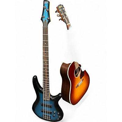 Used Ibanez SDGR Blue Electric Bass Guitar