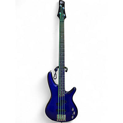 Used Ibanez SDGR Blue Electric Bass Guitar