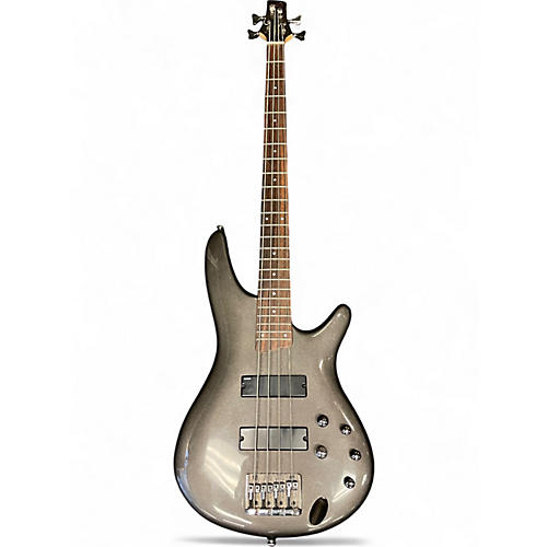 Used Ibanez SDGR Gray Electric Bass Guitar Gray