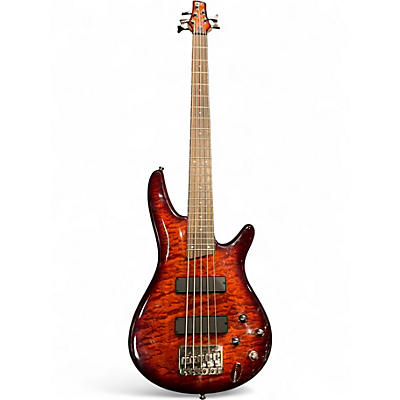 Used Ibanez SDGR Red Electric Bass Guitar