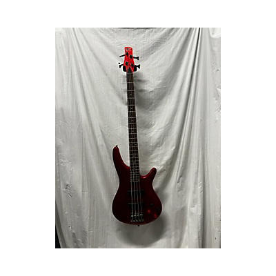 Ibanez Used Ibanez SDGR Red Sparkle Electric Bass Guitar