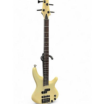 Used Ibanez SDGR SR600 Pearl White Electric Bass Guitar