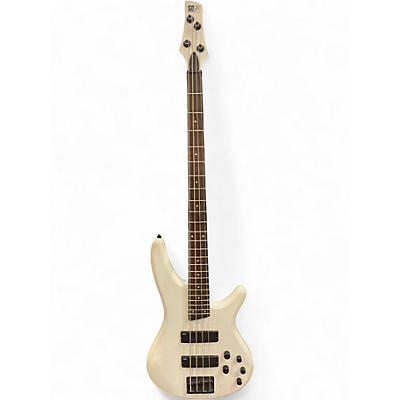 Used Ibanez SDGR White Electric Bass Guitar
