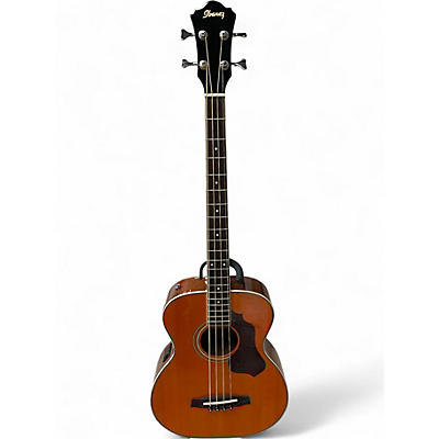 Used Ibanez SGBE110 Acoustic Electric Natural Acoustic Bass Guitar