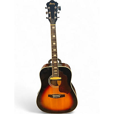 Used Ibanez SGE220 Sage Series Vintage Sunburst Acoustic Electric Guitar