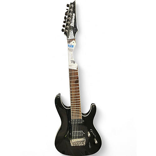 Used Ibanez SIR27FD Iron Label 7 String Black Solid Body Electric Guitar Black