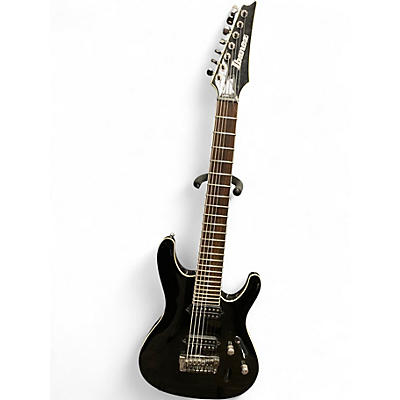 Used Ibanez SIR27FD Iron Label 7 String Black Solid Body Electric Guitar