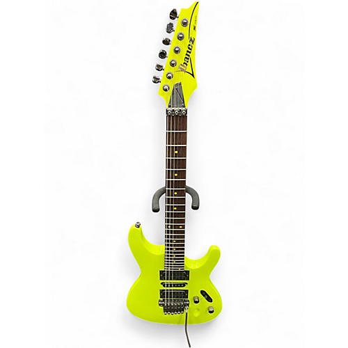 Used Ibanez SIXXV Yellow Solid Body Electric Guitar Yellow