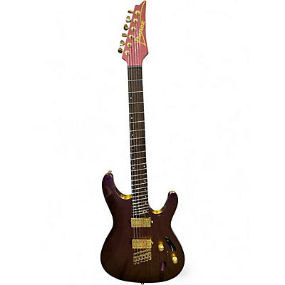 Used Ibanez SML721 Rose Gold Chameleon Solid Body Electric Guitar