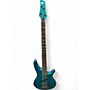 Used Ibanez SOUNDGEAR Blue Electric Bass Guitar Blue