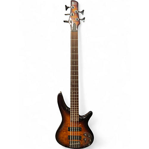 Used Ibanez SOUNDGEAR GIO 5 STRING Tobacco Burst Electric Bass Guitar Tobacco Burst