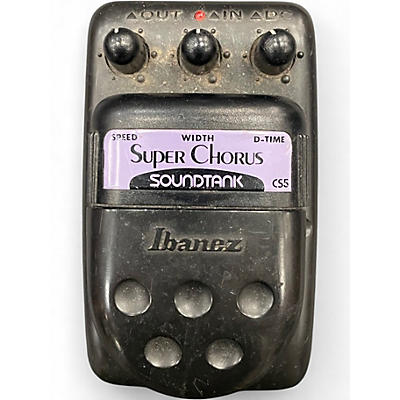 Used Ibanez SOUNDTANK SUPER CHORUS  Effect Pedal
