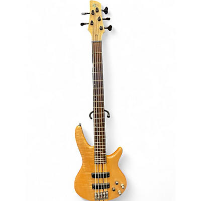 Used Ibanez SR 1005 EFM Natural Electric Bass Guitar