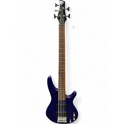 Used Ibanez SR 305 Jewel Blue Electric Bass Guitar