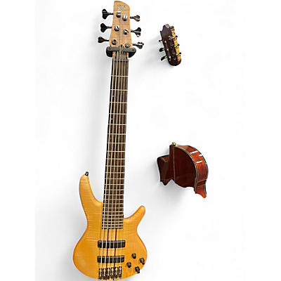 Used Ibanez SR1006EFM Natural Electric Bass Guitar