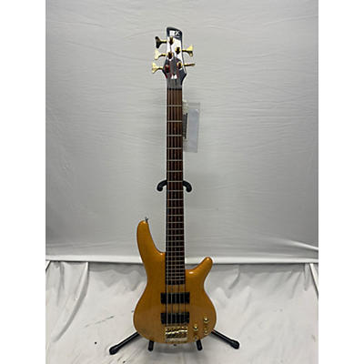 Ibanez Used Ibanez SR1205E 5 String Natural Electric Bass Guitar