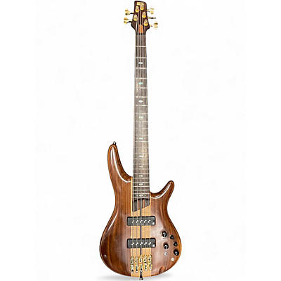Used Ibanez SR1355 DUAL MOCHA BURST FLAT Electric Bass Guitar