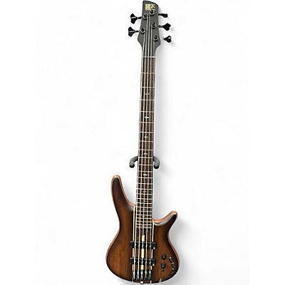 Used Ibanez SR1355B Brown Electric Bass Guitar