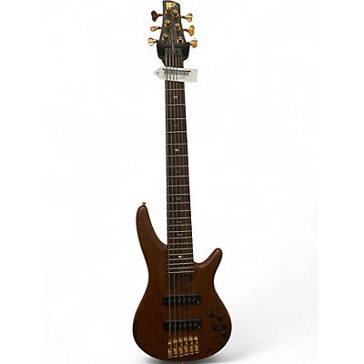 Used Ibanez SR1356B Natural Electric Bass Guitar