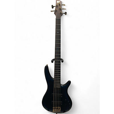 Ibanez Used Ibanez SR1405E 5 String PREMIUM DEEP OCEAN FLAT Electric Bass Guitar