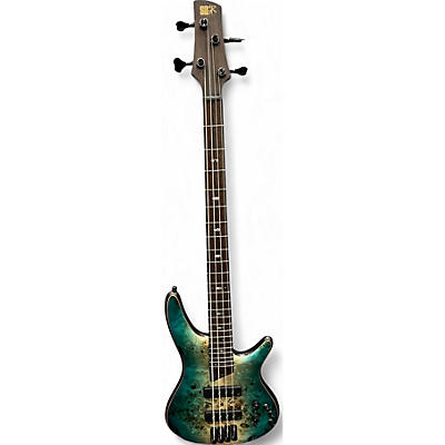 Used Ibanez SR1600B CARIBBEAN SHORELINE FLAT Electric Bass Guitar