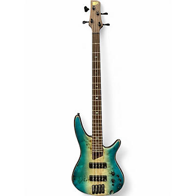 Used Ibanez SR1600B Caribbean Shoreline Electric Bass Guitar