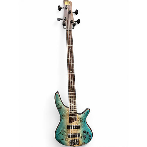Used Ibanez SR1600B Caribbean Shoreline  Electric Bass Guitar Caribbean Shoreline