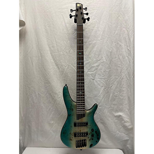 Ibanez Used Ibanez SR1605B CARIBBEAN SHORELINE Electric Bass Guitar CARIBBEAN SHORELINE