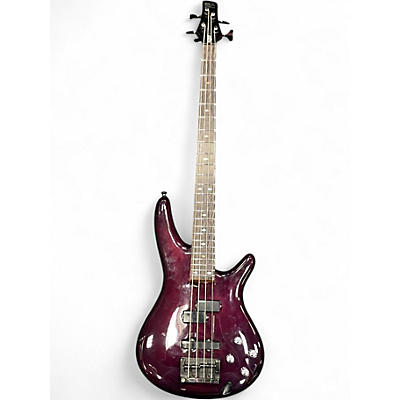 Used Ibanez SR2000 Trans Purple Electric Bass Guitar