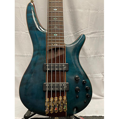 Ibanez Used Ibanez SR2405W Blue Agave Electric Bass Guitar Blue Agave