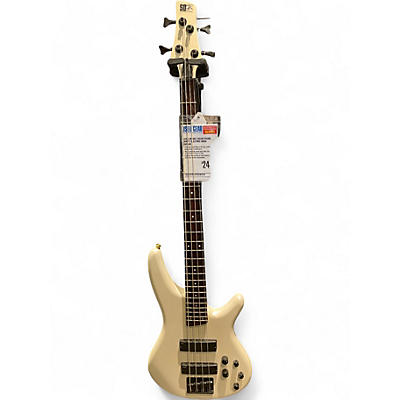 Used Ibanez SR250 Pearl White Electric Bass Guitar
