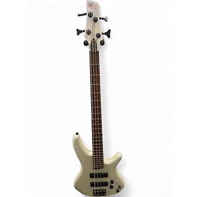 Used Ibanez SR250 Pearl White Electric Bass Guitar