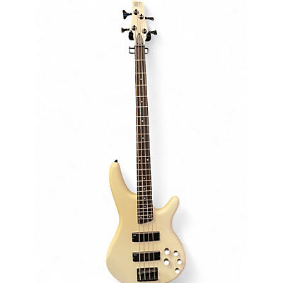 Used Ibanez SR250 Vintage White Electric Bass Guitar