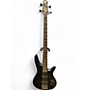 Used Ibanez SR300 Blue Ghost Flames Electric Bass Guitar Blue Ghost Flames