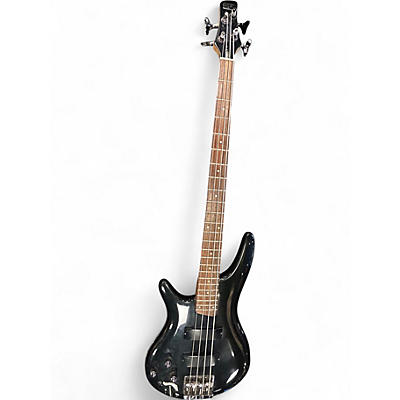 Used Ibanez SR300 Left Handed Metallic Gray Electric Bass Guitar