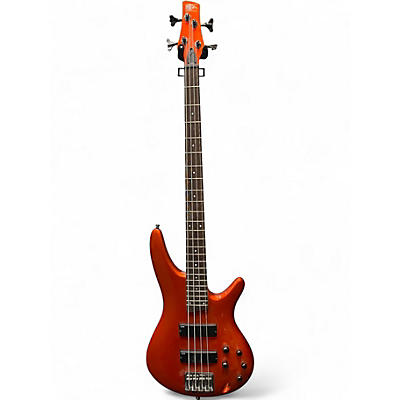 Used Ibanez SR300 Metallic Orange Electric Bass Guitar