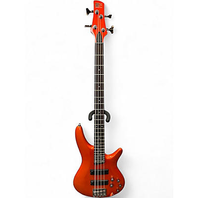 Used Ibanez SR300 Orange Electric Bass Guitar