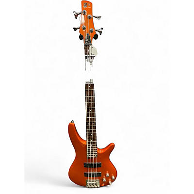 Used Ibanez SR300 Orange Electric Bass Guitar