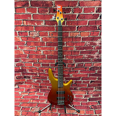 Ibanez Used Ibanez SR300 Red To Gold Fade Electric Bass Guitar