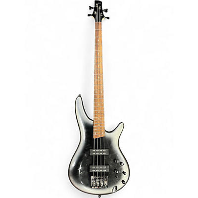 Used Ibanez SR300 Silver Electric Bass Guitar