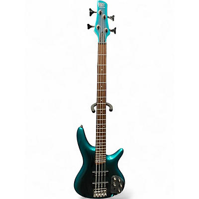 Used Ibanez SR300 Teal Electric Bass Guitar