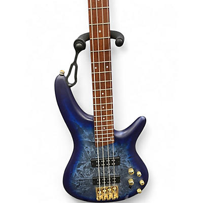 Used Ibanez SR300 cosmic blue Electric Bass Guitar