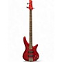 Used Ibanez SR300 red sparkle Electric Bass Guitar red sparkle