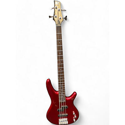 Ibanez Used Ibanez SR300DX Red Electric Bass Guitar