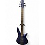 Used Ibanez SR300E Blue Electric Bass Guitar Blue