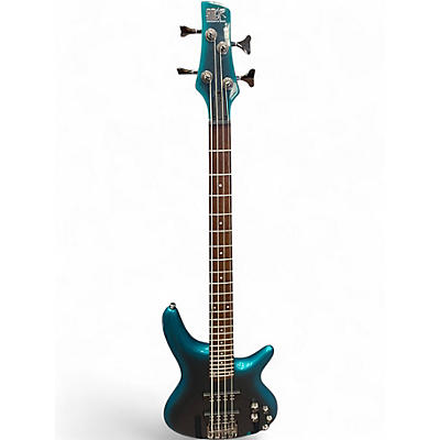 Used Ibanez SR300E Cerulean Aura Burst Electric Bass Guitar