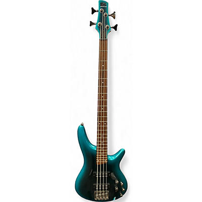 Used Ibanez SR300E GREEN Electric Bass Guitar